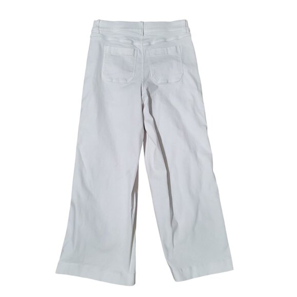 SPANXshape EveryWear Cropped Wide Leg Jeans with Patch Pockets White - Picture 2 of 15